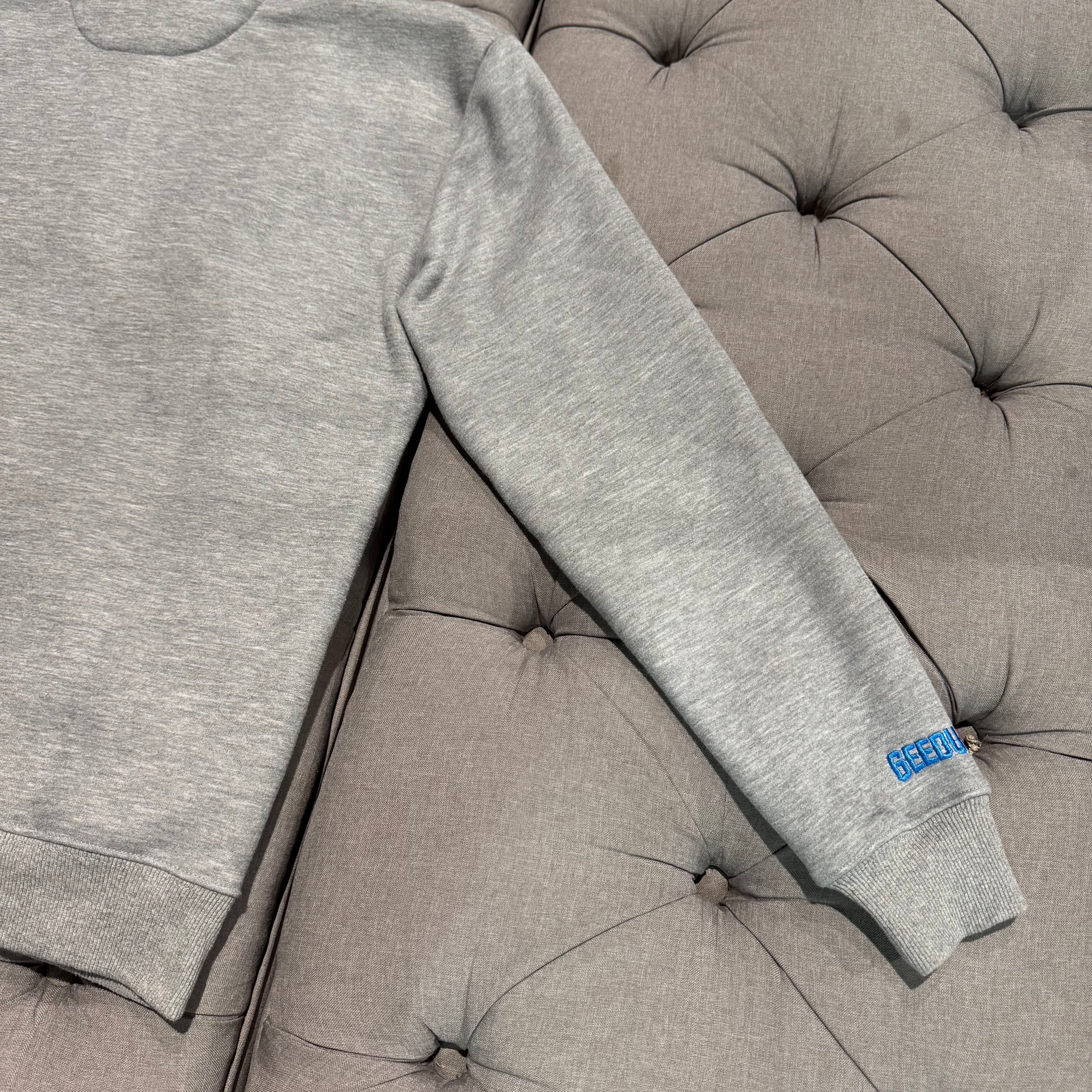 Geedup Handstyle Hoodie 'Grey Blue' (Second hand)