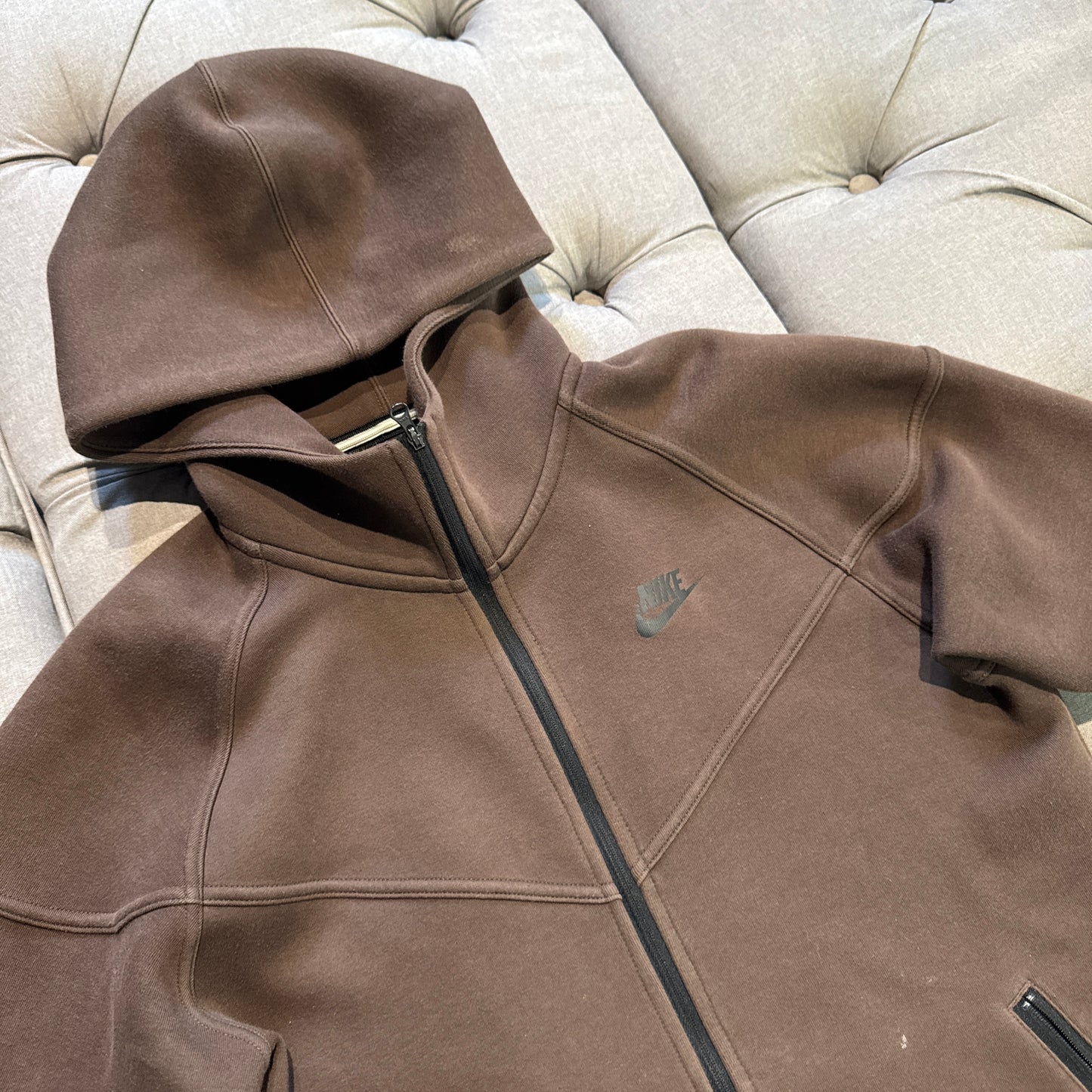 Nike Tech Fleece Jacket 'Brown' (Second hand)