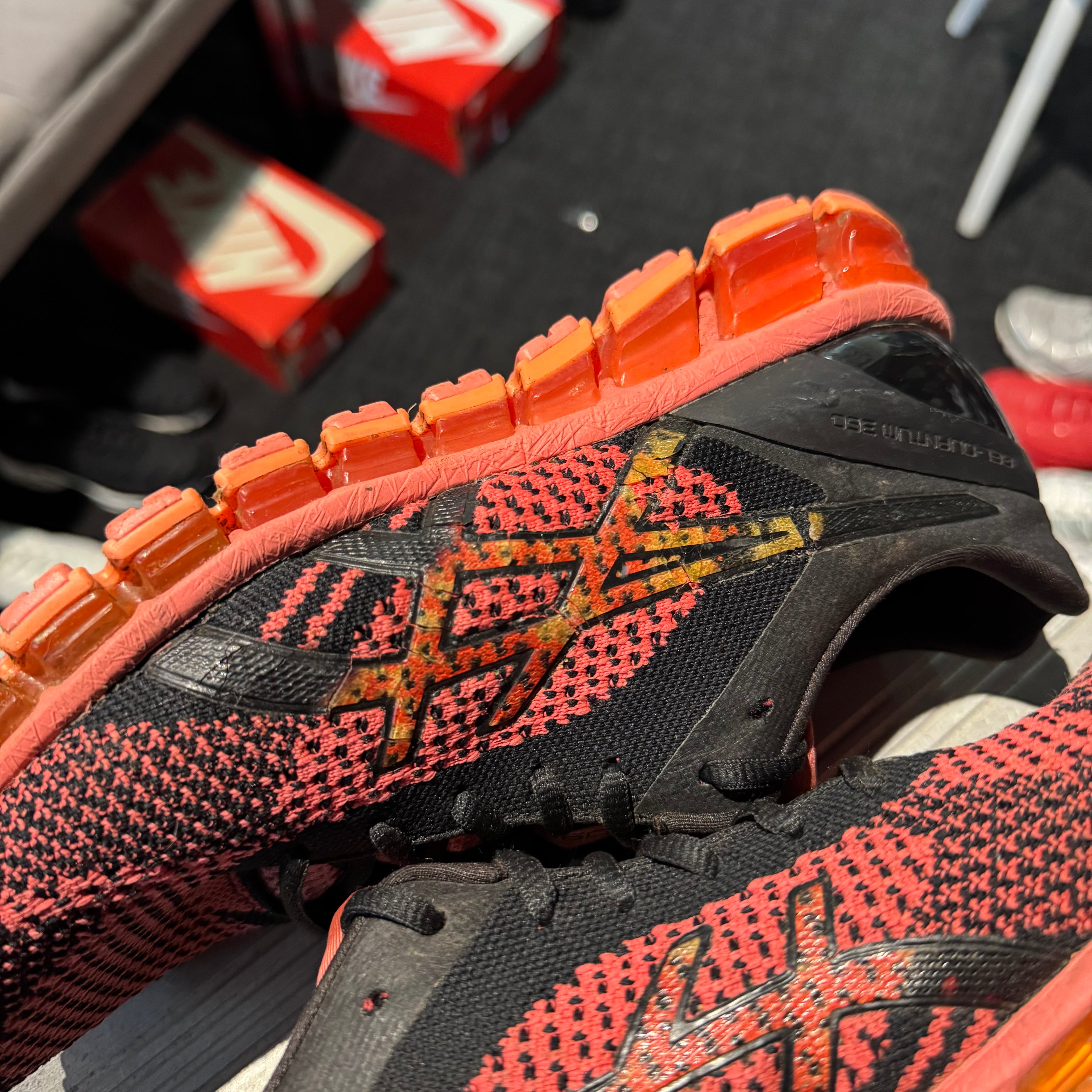 Asics Gel-Quantum 360 Knit 'Peach Black' (Second hand)
