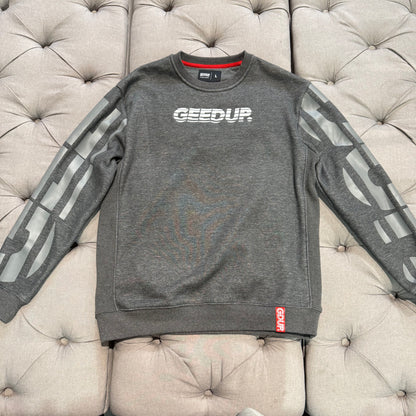 Geedup Sportsman Crewneck 'Charcoal White' (Second hand)