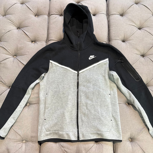 Nike Tech Fleece Jacket 'Black Grey' (Second hand)
