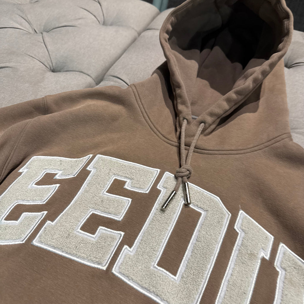 Geedup Team Logo Hoodie 'Brown Cream' (Second hand)