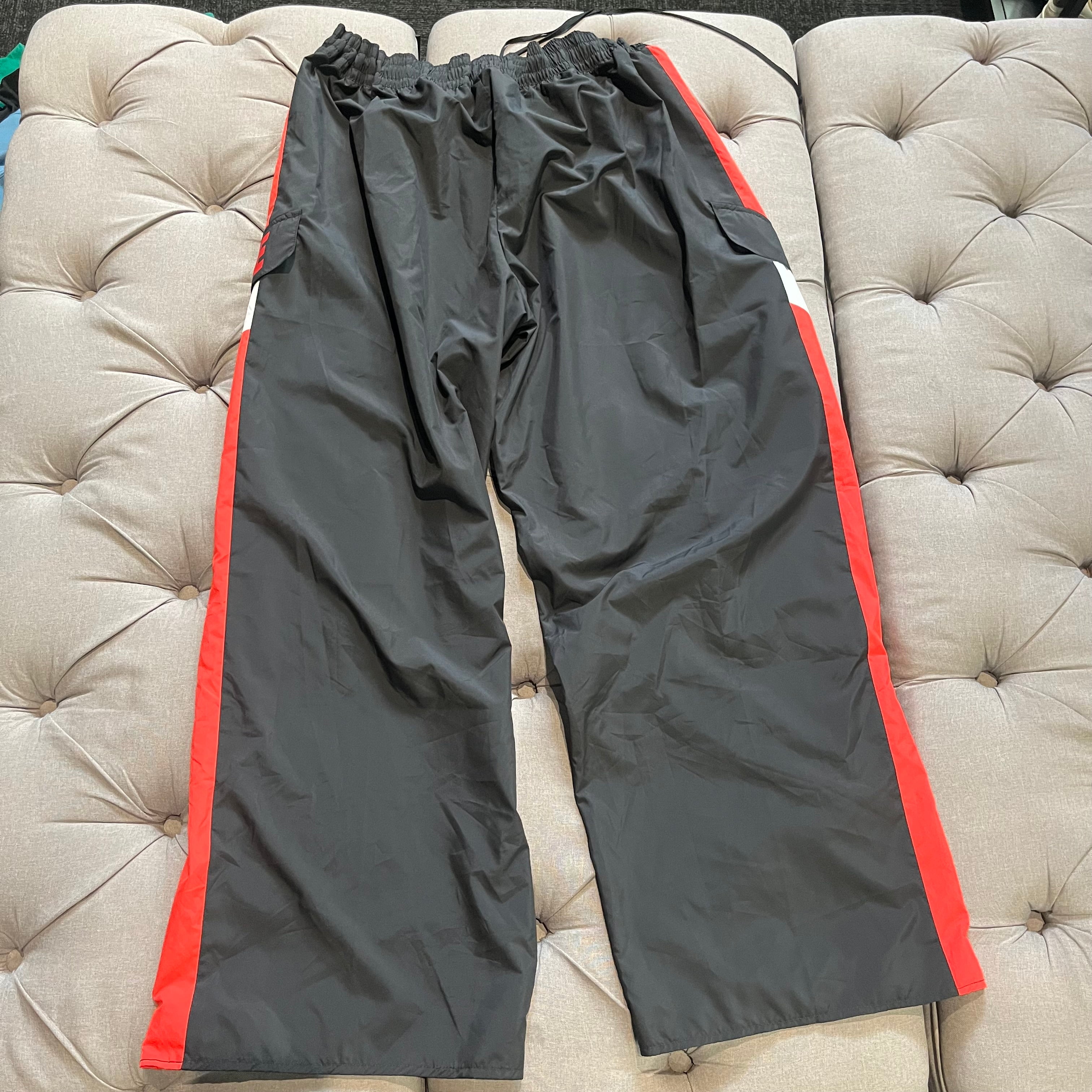 Nike Sports Wear Parachute Pants 'Black White Red' (Second hand)