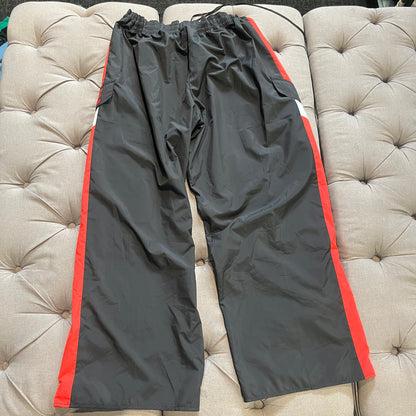 Nike Sports Wear Parachute Pants 'Black White Red' (Second hand)