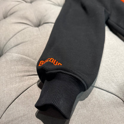 Geedup Handstyle Hoodie 'Black Burnt Orange' (Second hand)