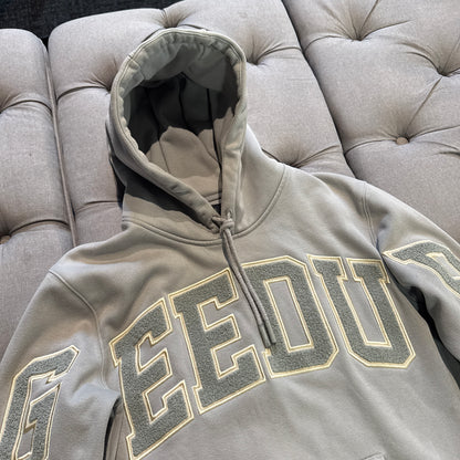 Geedup Team Logo Hoodie 'Grey Gold' (Second hand)