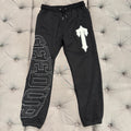 Geedup X Trapstar Team Logo Iron Gate Logo Track Pants 'Black' (Second hand)