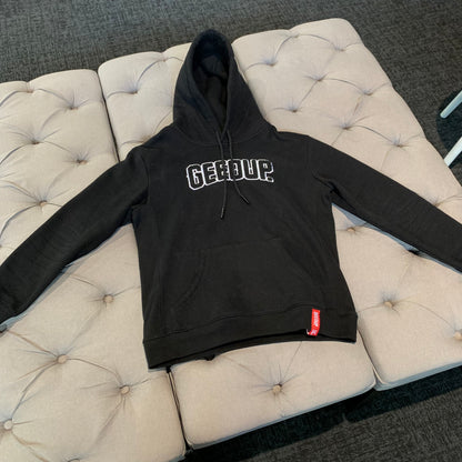 Geedup Play For Keeps Hoodie 'Black/White' (Second hand)