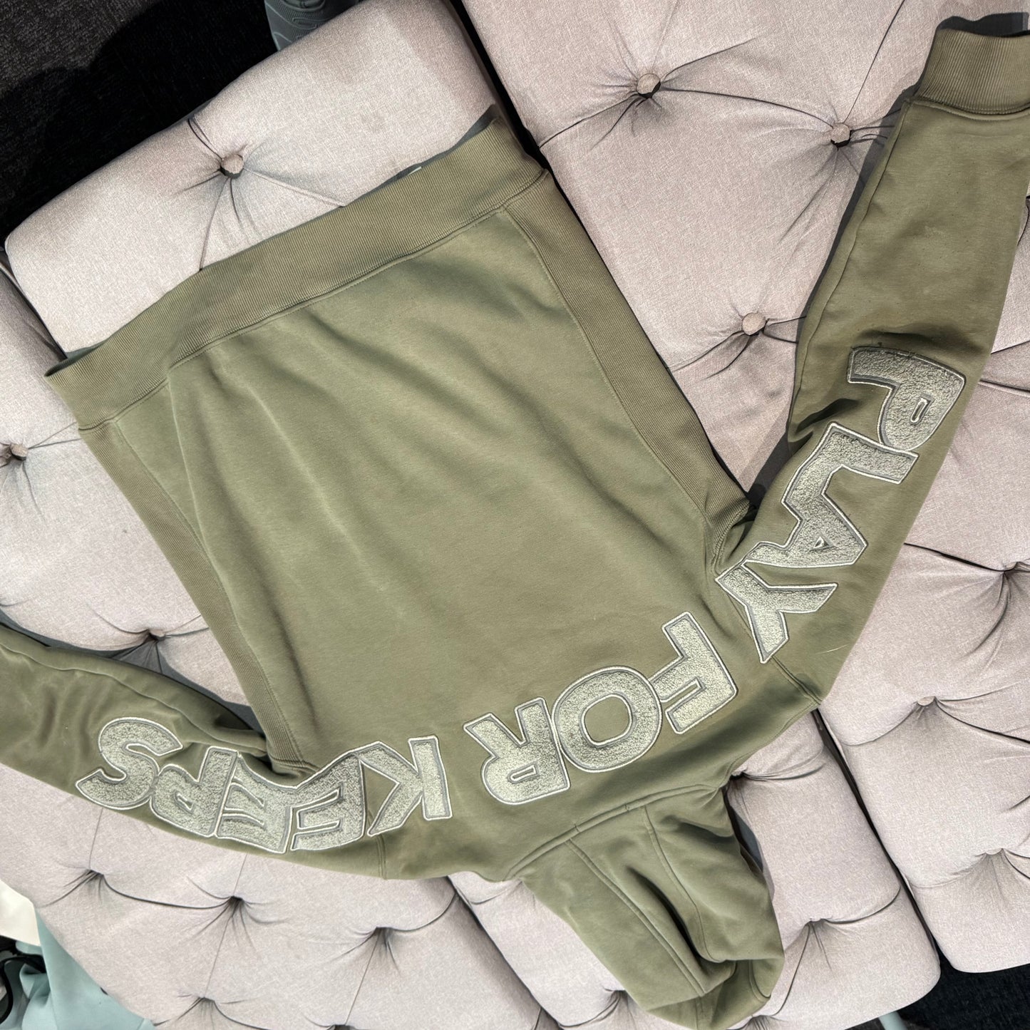 Geedup Play For Keeps Hoodie 'Olive' (Second hand)