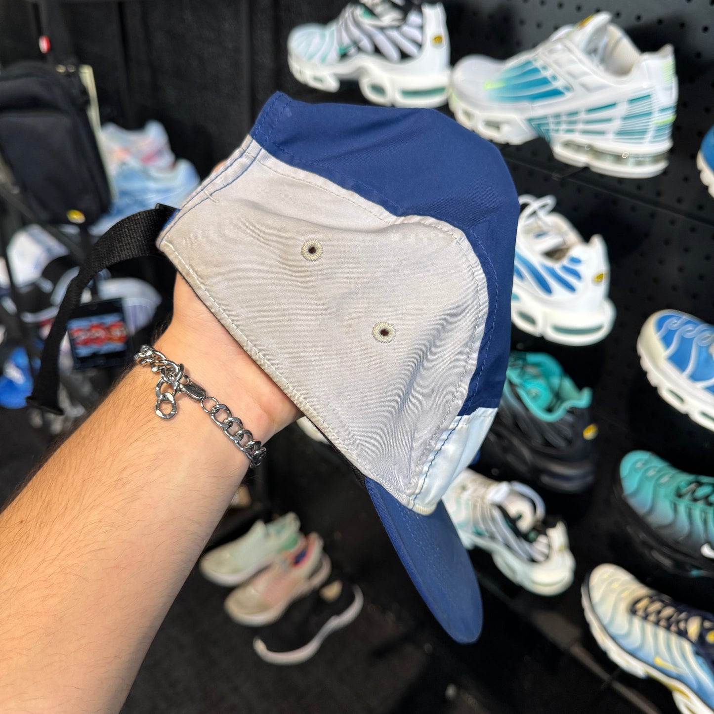 Nike Airmax 5 Pannel Cap 'Navy Grey White' (Second Hand)