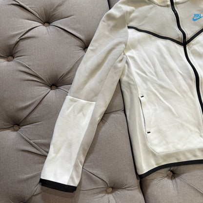 Nike Tech Fleece Jacket 'White Grey Blue' (Second hand)
