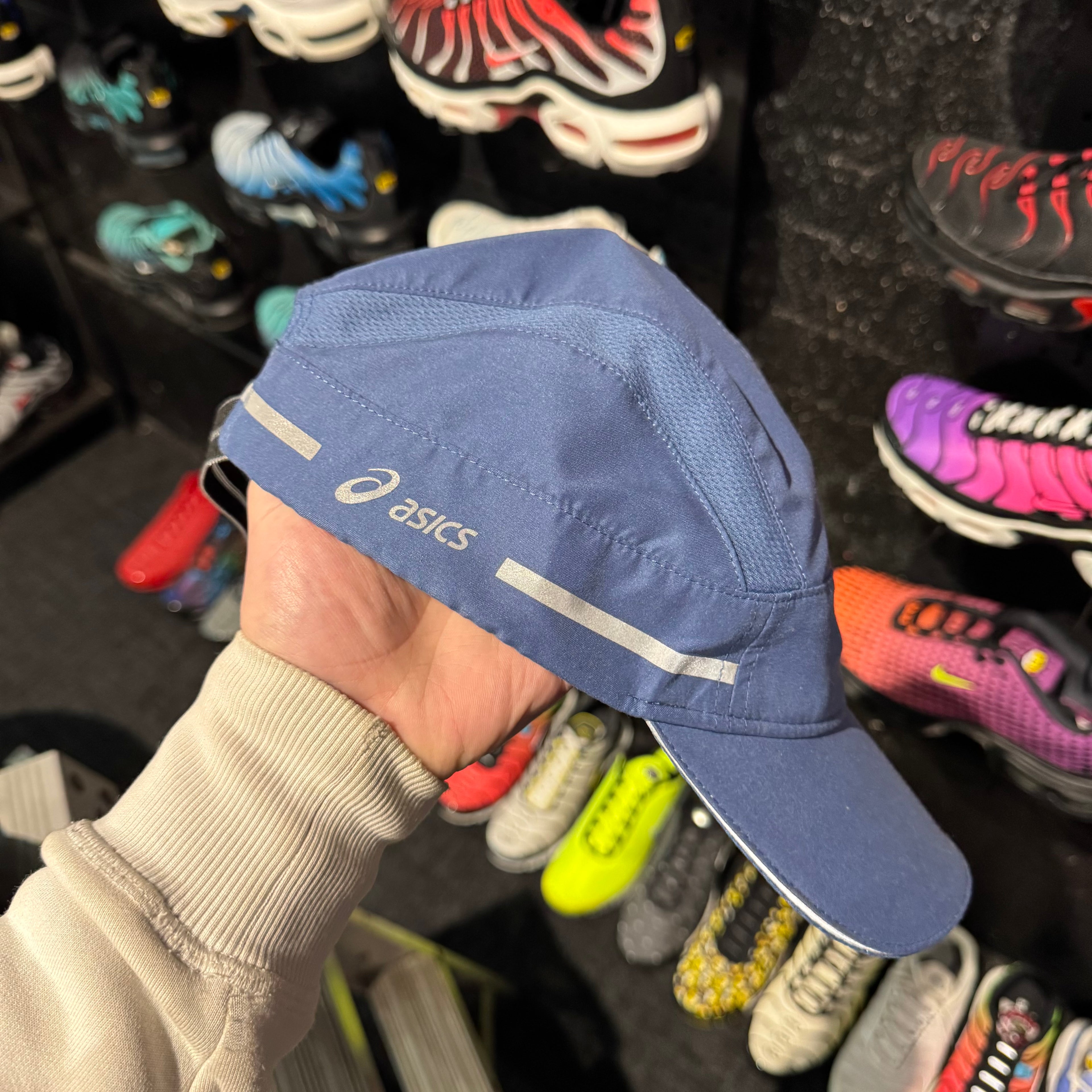 Asics Reflective Brim Logo Cap 'Navy' (Second hand)