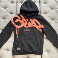 Geedup Handstyle Hoodie 'Black Peach' (Second hand)