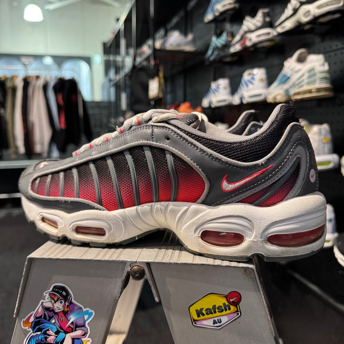 Nike Air Max Tailwind 4 'Smoke Grey Black Red' (Second hand)