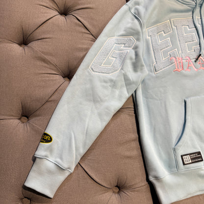 Geedup X Vanson Team Logo Hoodie 'Light Blue' (Second hand)