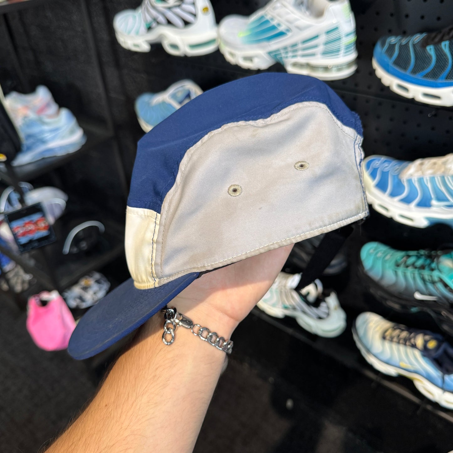 Nike Airmax 5 Pannel Cap 'Navy Grey White' (Second Hand)