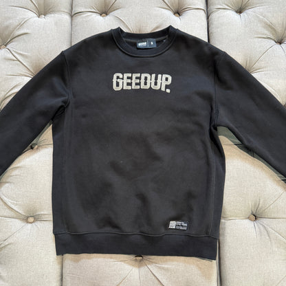 Geedup Always Neighbourhood Crewneck 'Black Grey' (Second hand)