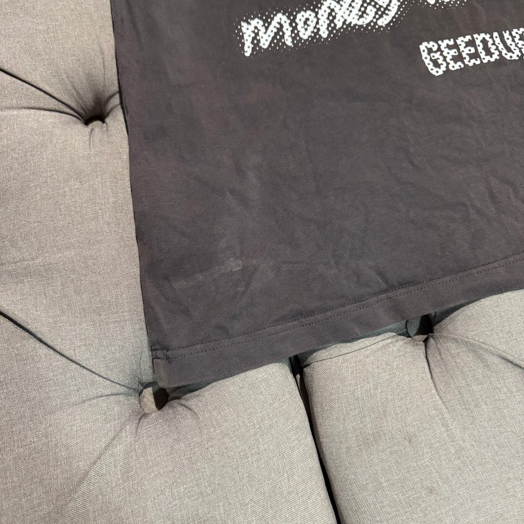 Geedup Time Is Money T-Shirt 'Charcoal White' (Second hand)