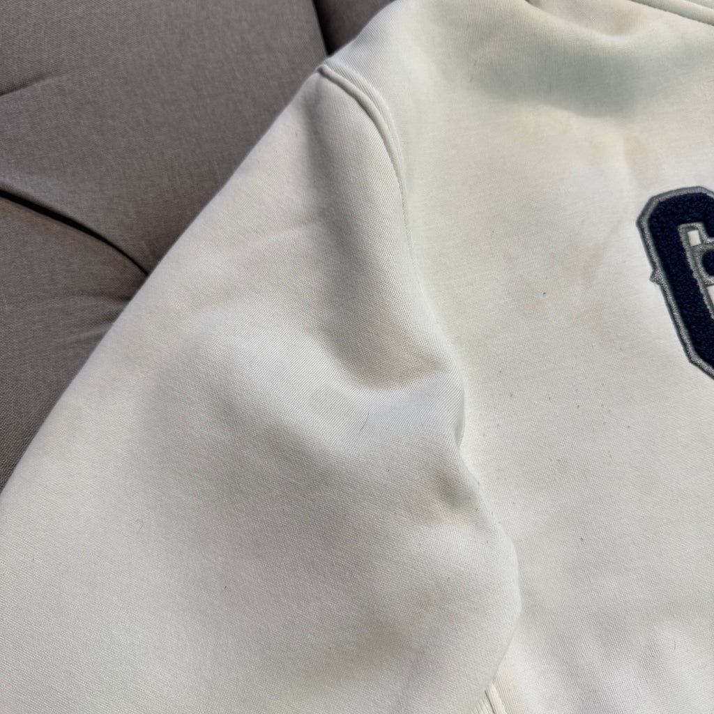 Geedup Play For Keeps Hoodie 'White Navy' (Second hand)