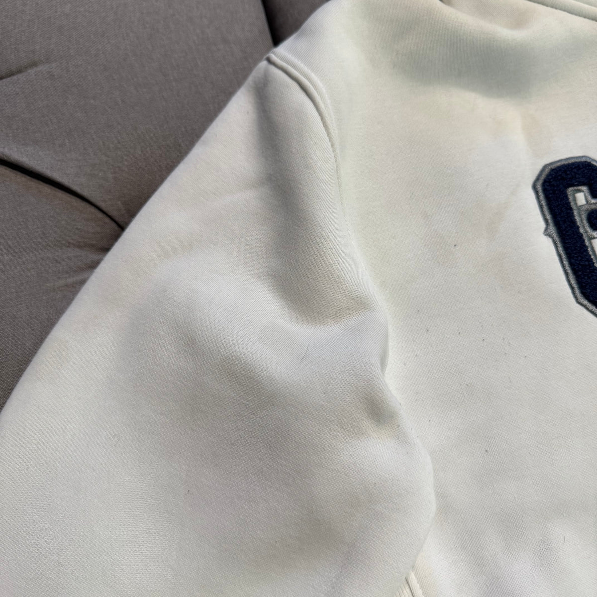 Geedup Play For Keeps Hoodie 'White Navy' (Second hand)
