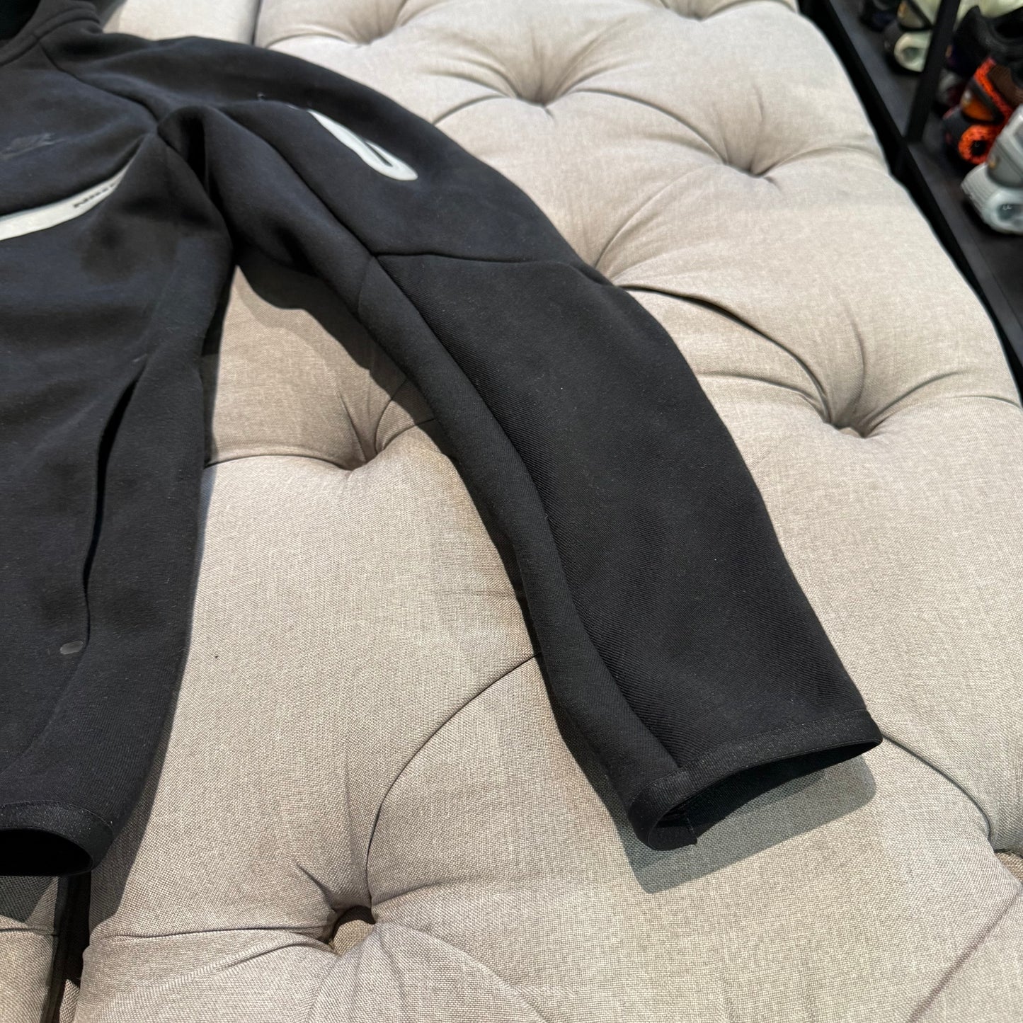 Nike Tech Fleece Jacket Reflective Set 'Black Grey' (Second hand)