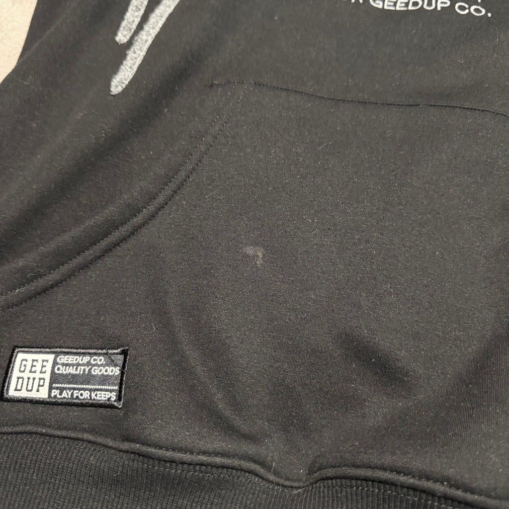 Geedup Handstyle Hoodie 'Black Grey' (Second hand)