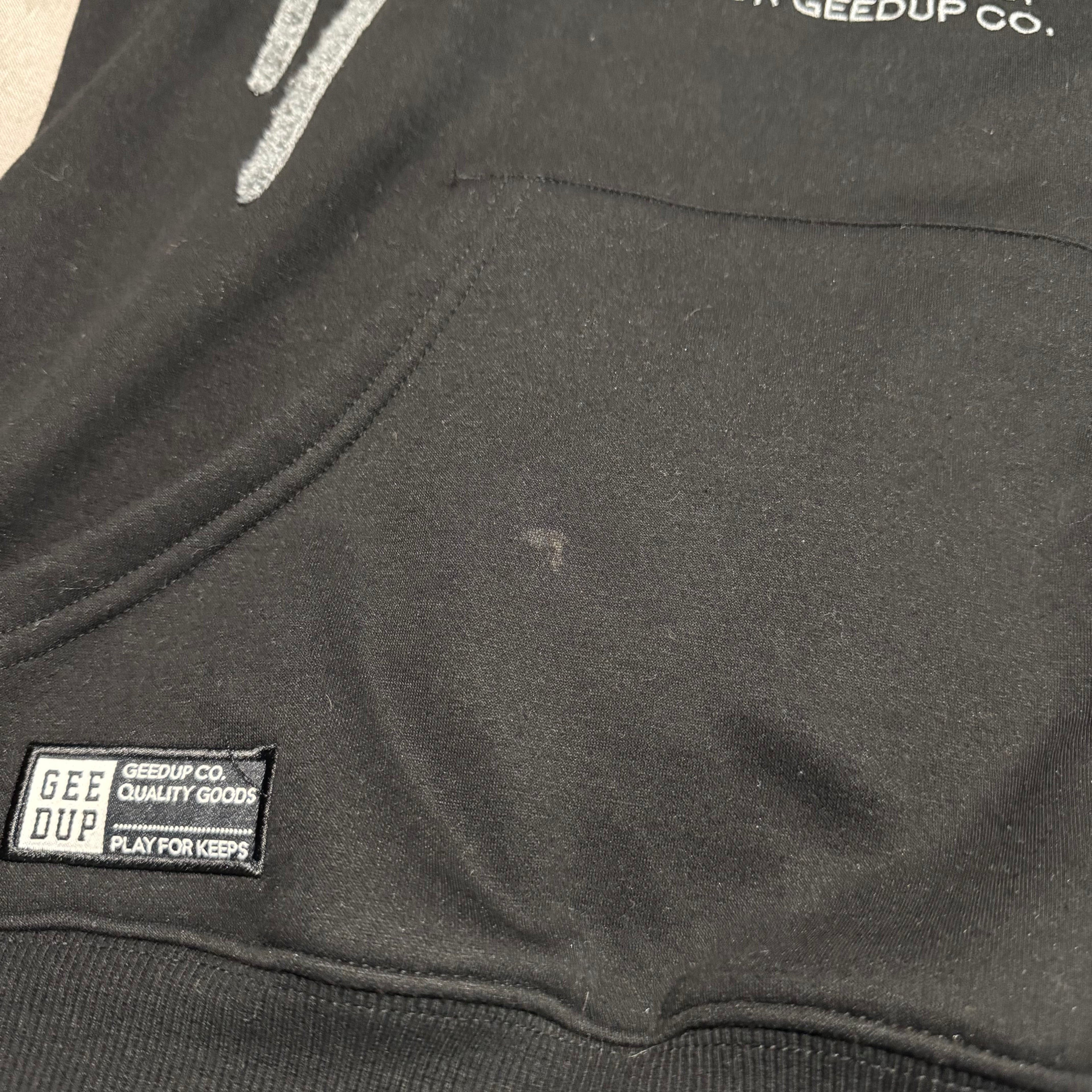 Geedup Handstyle Hoodie 'Black Grey' (Second hand)