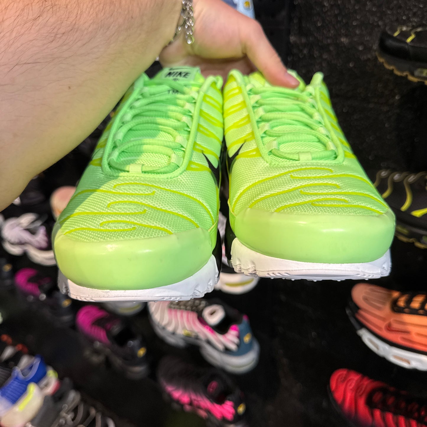 Nike Air Max Plus 'TN' Premium Overbranding Lime Blast (Brand New)
