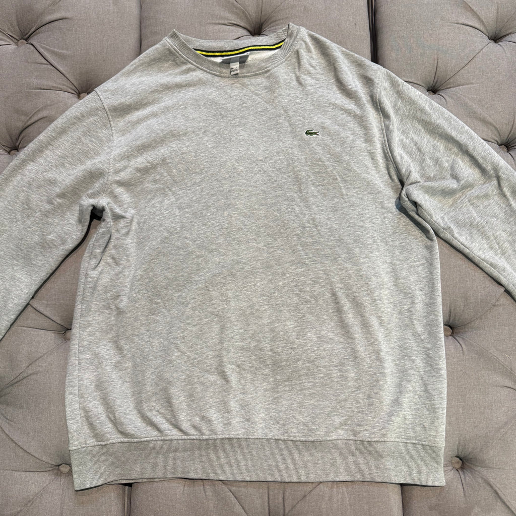 Lacoste Small Croc Crewneck 'Grey' (Second hand)