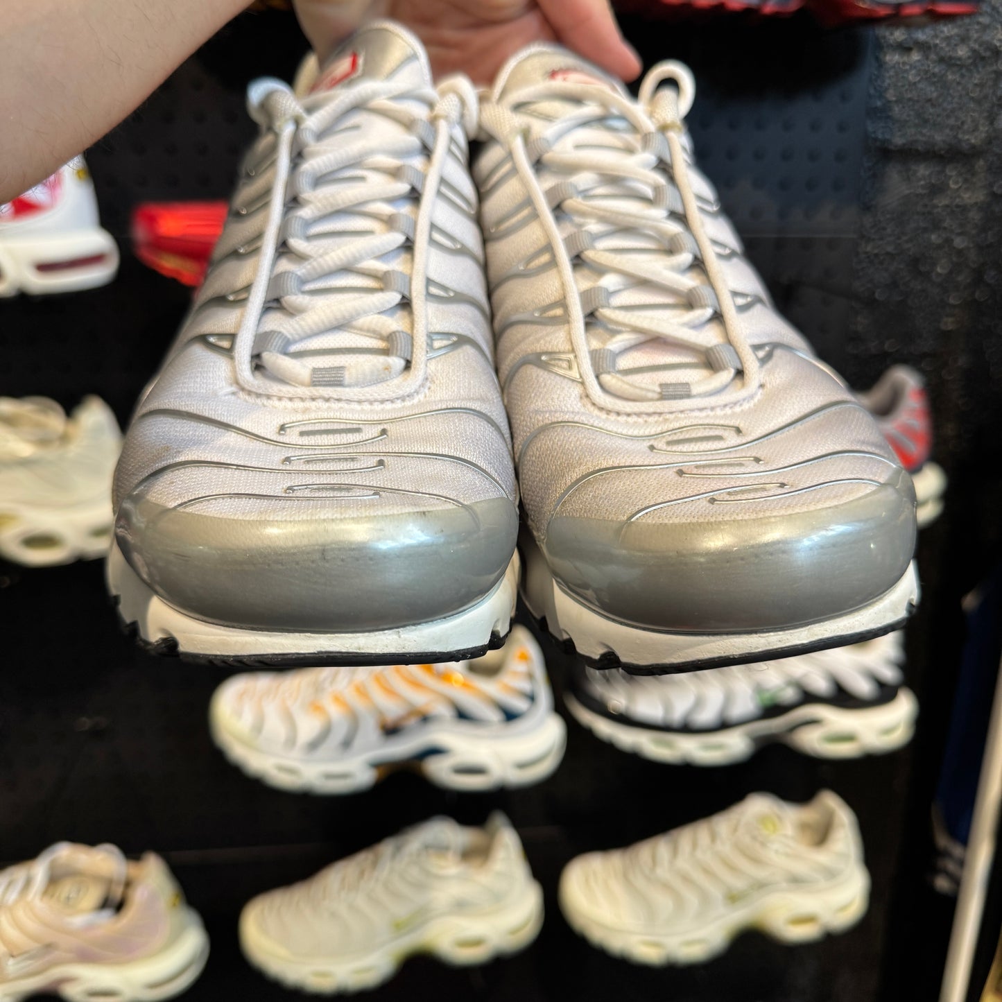 Nike Air Max Plus TN 'Silver Bullet Red Swoosh' (Second hand)