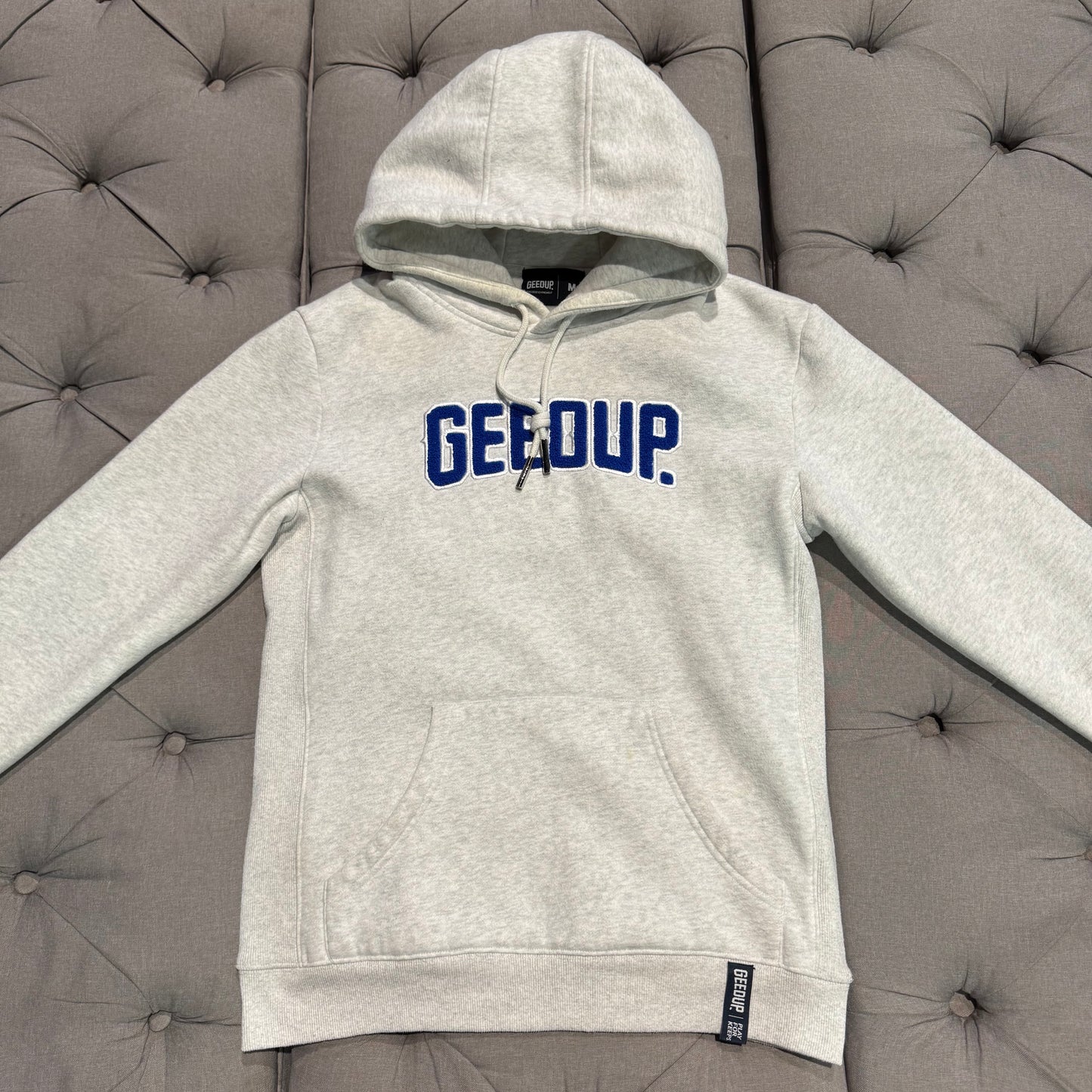 Geedup Play For Keeps Hoodie 'Marle White Blue' (Second hand)