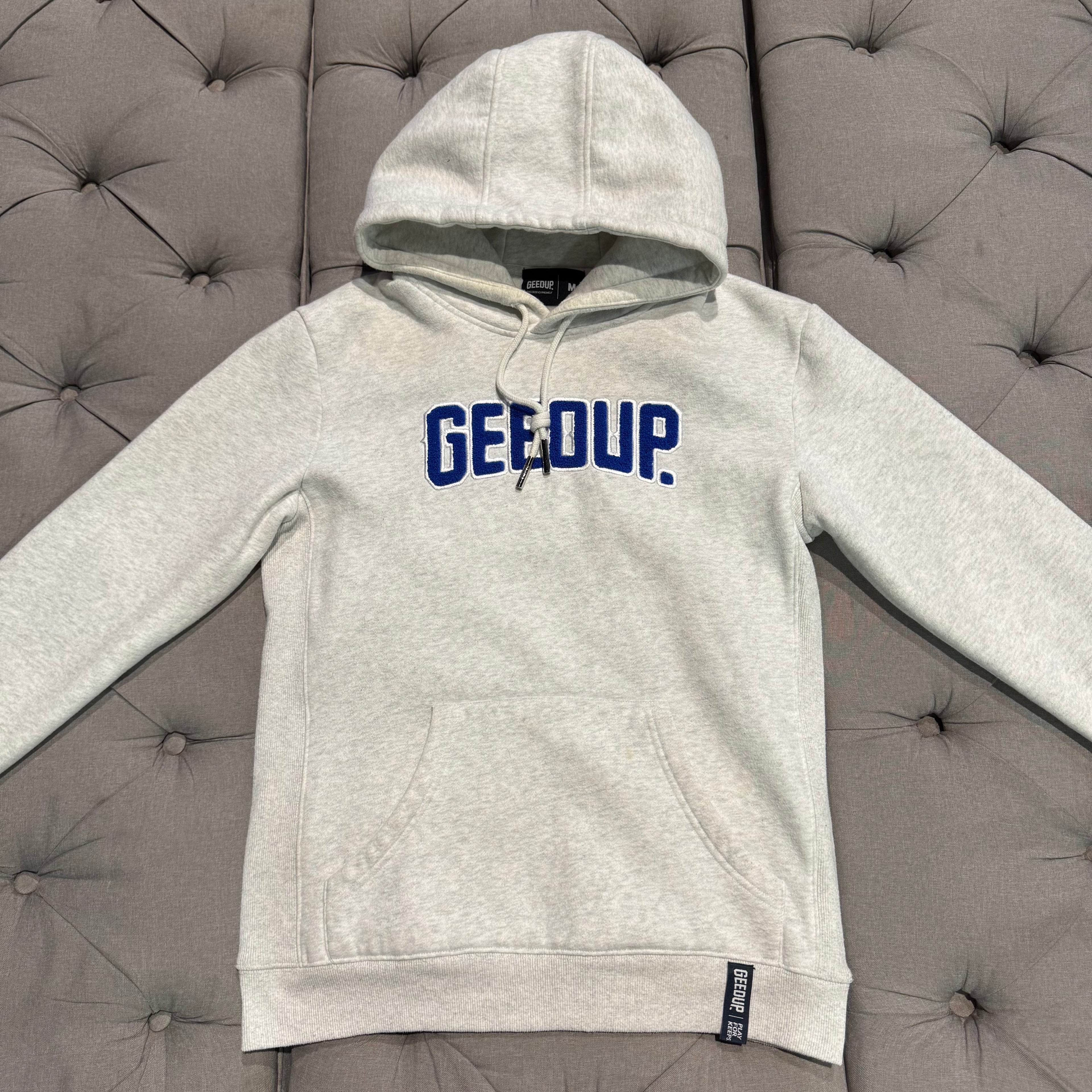 Geedup Play For Keeps Hoodie 'Marle White Blue' (Second hand)