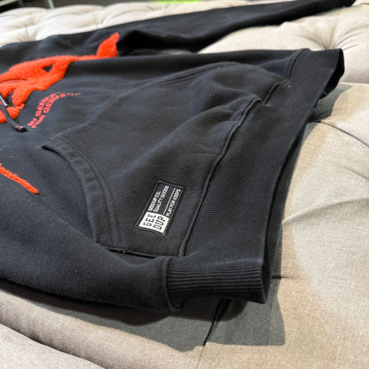 Geedup Handstyle Hoodie 'Black Burnt Orange' (Second hand)