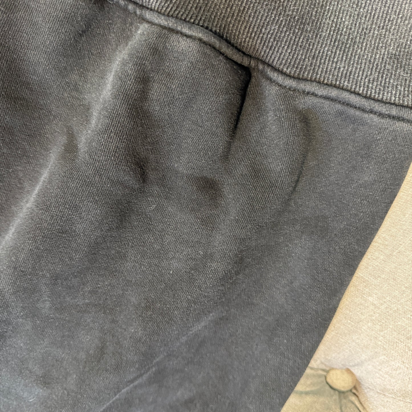 Geedup Script Back Logo Hoodie 'Washed Black' (Second hand)