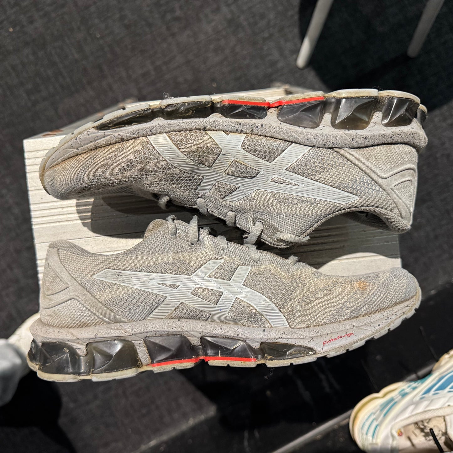 Asics Gel-Quantum 360 7 'Knit Grey Red' (Second hand)