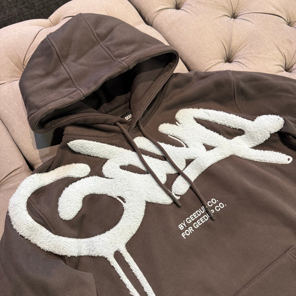 Geedup Handstyle Hoodie 'Graphite Pale Blue' (Second hand)