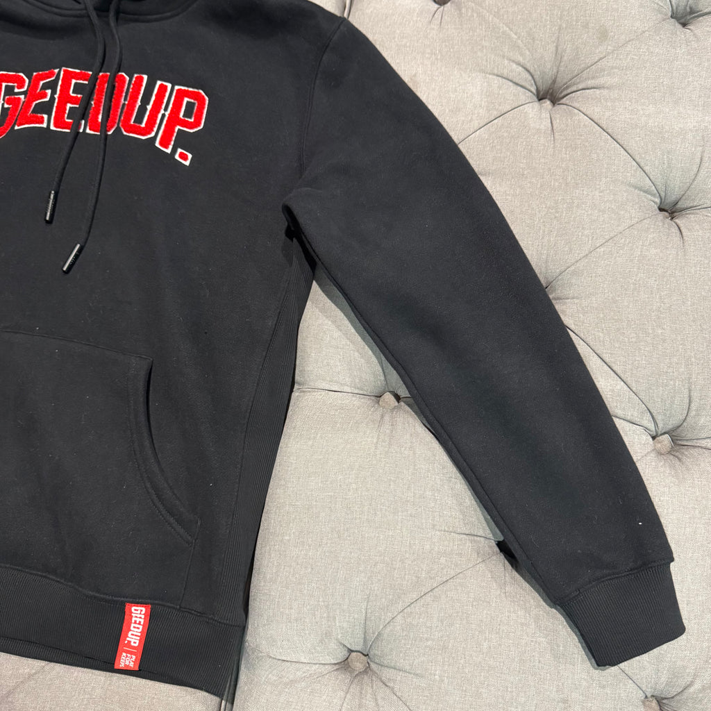 Geedup Play For Keeps Hoodie 'Black Red' (Brand New)