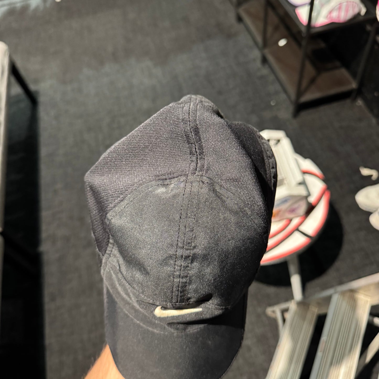 Nike Featherlight Cap 'Black White ' (Second hand)
