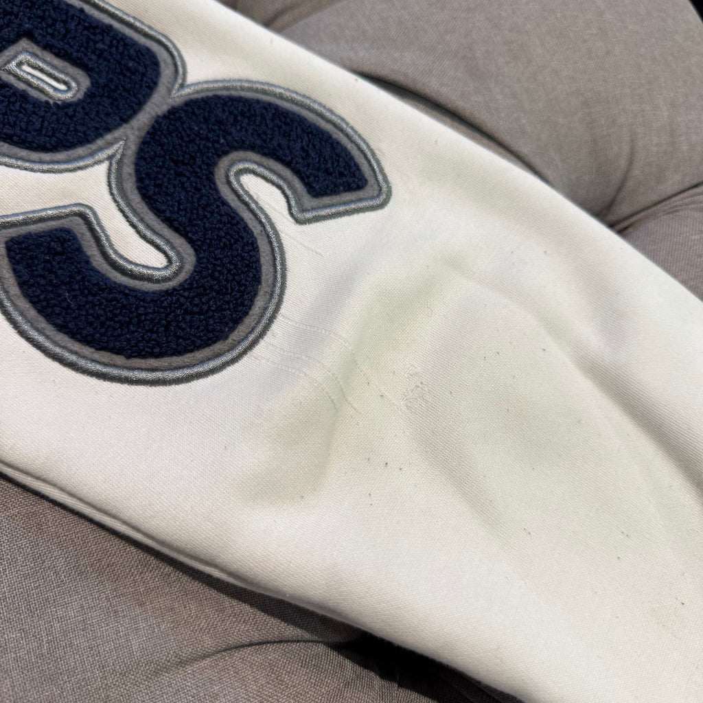 Geedup Play For Keeps Hoodie 'White Navy' (Second hand)