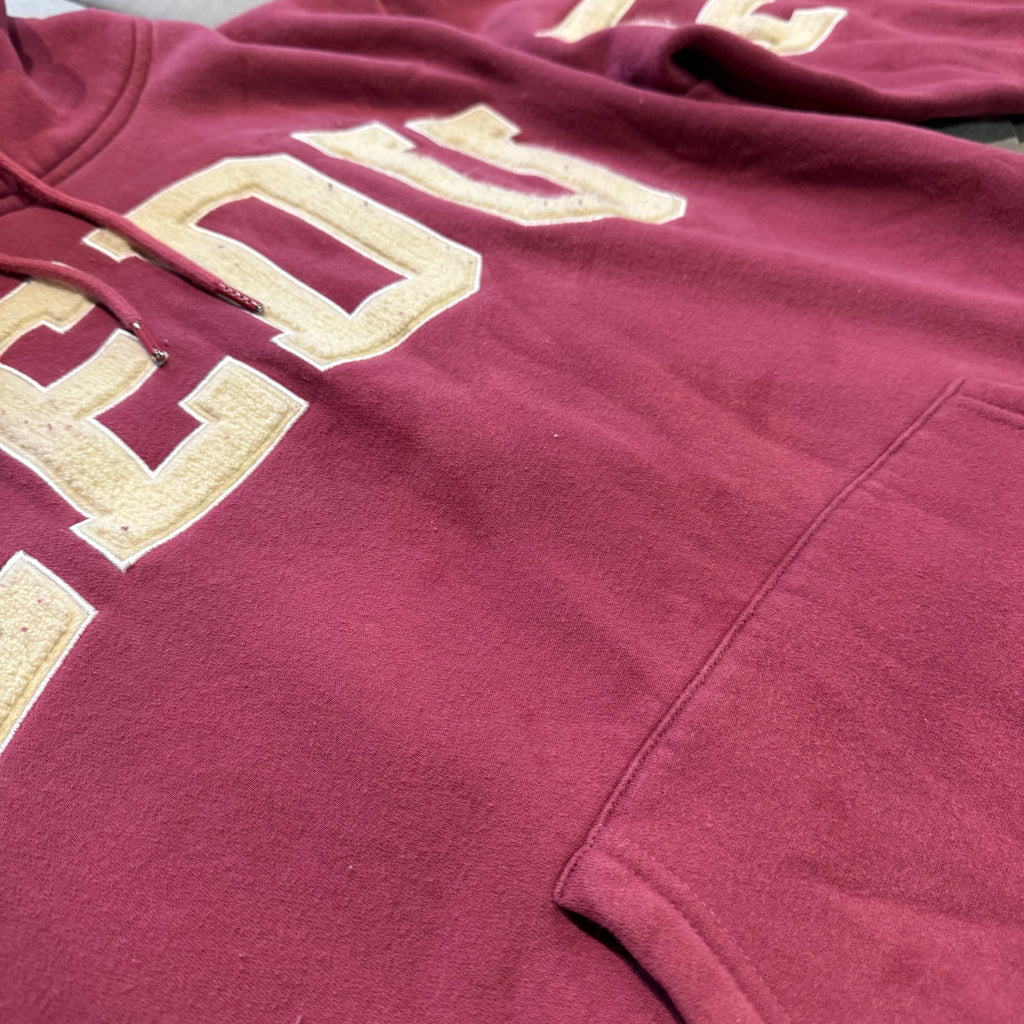 Geedup Team Logo Hoodie (Old Model) 'Maroon Cream' (Second hand)