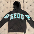 Geedup Team Logo Hoodie 'Black Baby Blue' (Second hand)