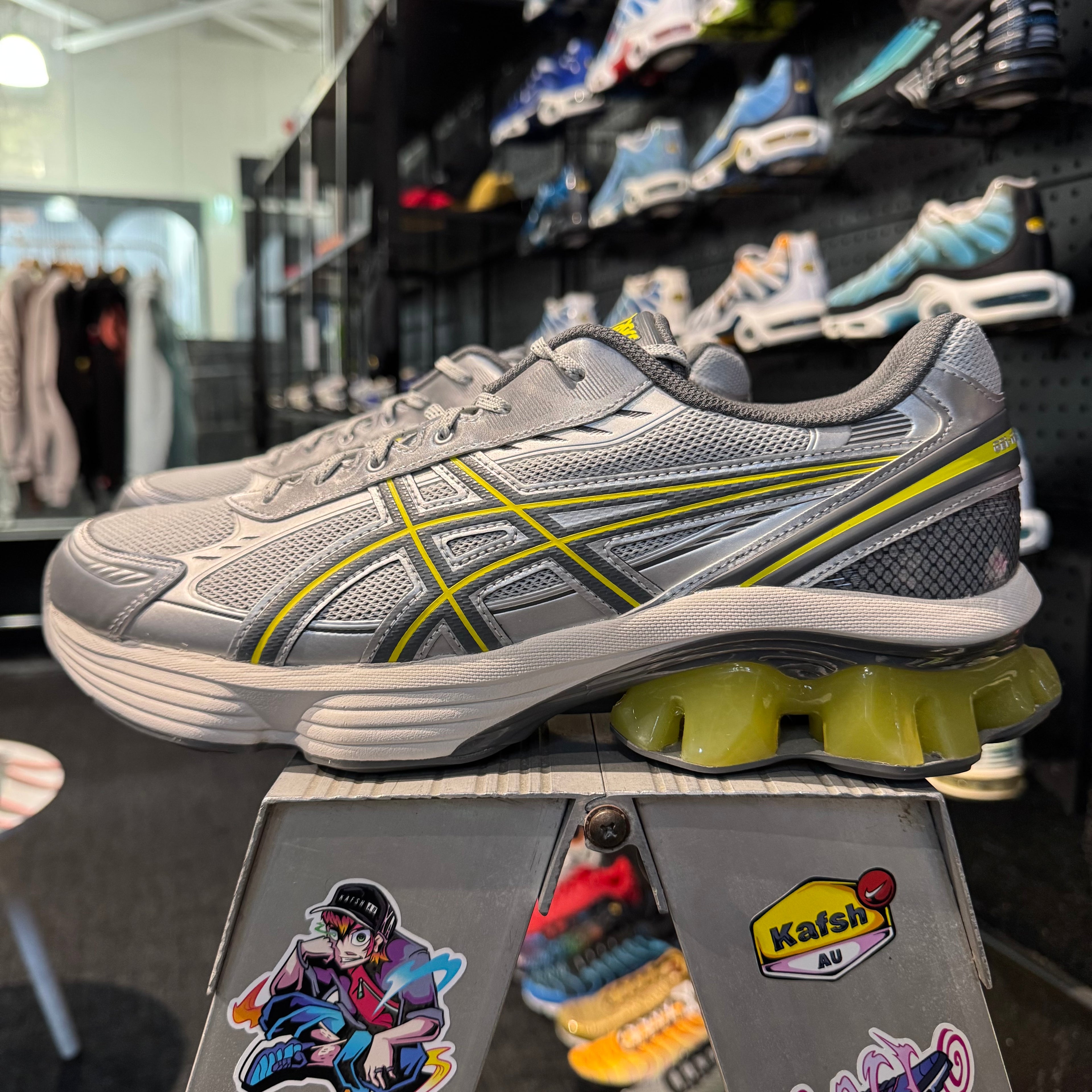 Asics Gel Kinetic Fluent 'Glacier Grey Lime' (Brand New)