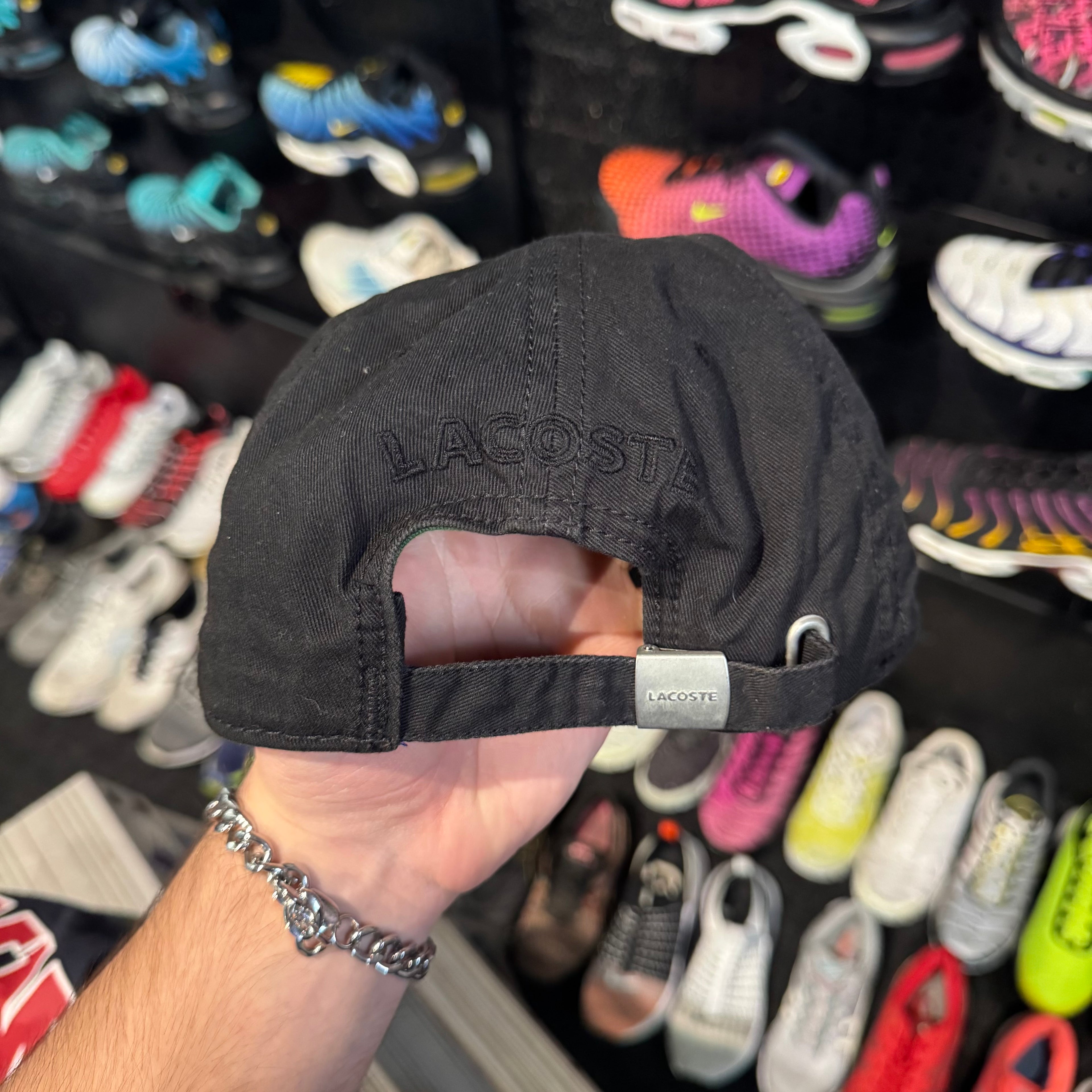 Lacoste Mini Side Logo Cap 'Black' (Second Hand)