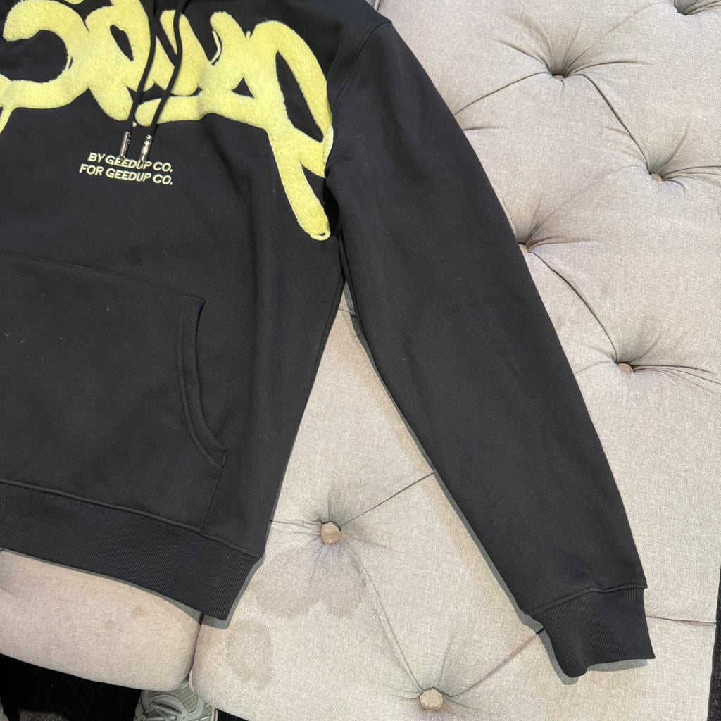 Geedup Handstyle Hoodie 'Black Sorbet' (Second hand)