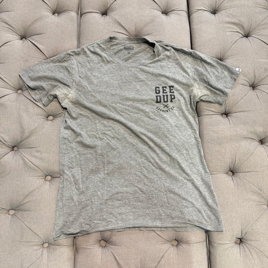 Geedup Garment Co T-Shirt 'Grey Black' (10+ YEAR OLD RELEASE) (Second hand)