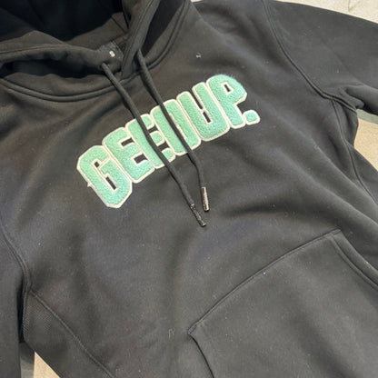 Geedup Play For Keeps Hoodie 'Black Teal' (Second hand)
