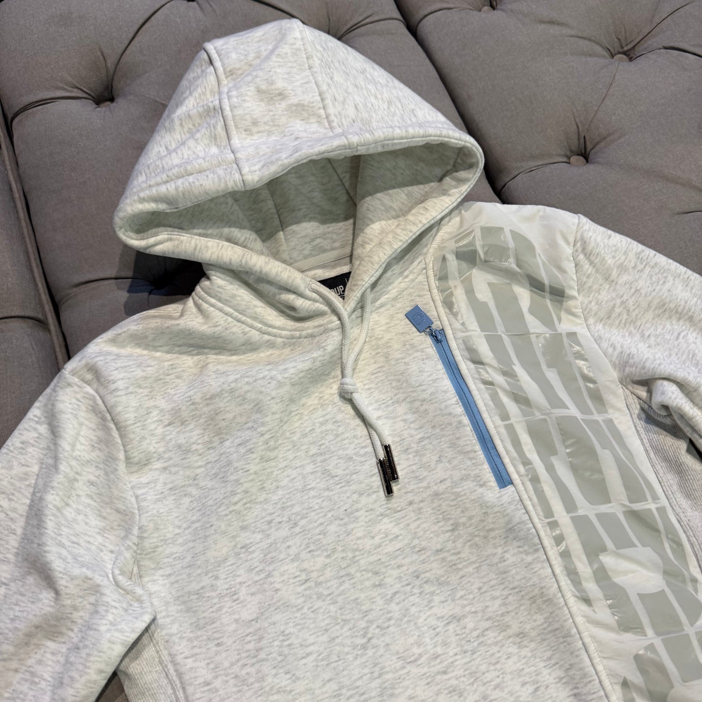 Geedup Sportsman RSP Hoodie 'White Marle Blue' (Second hand)