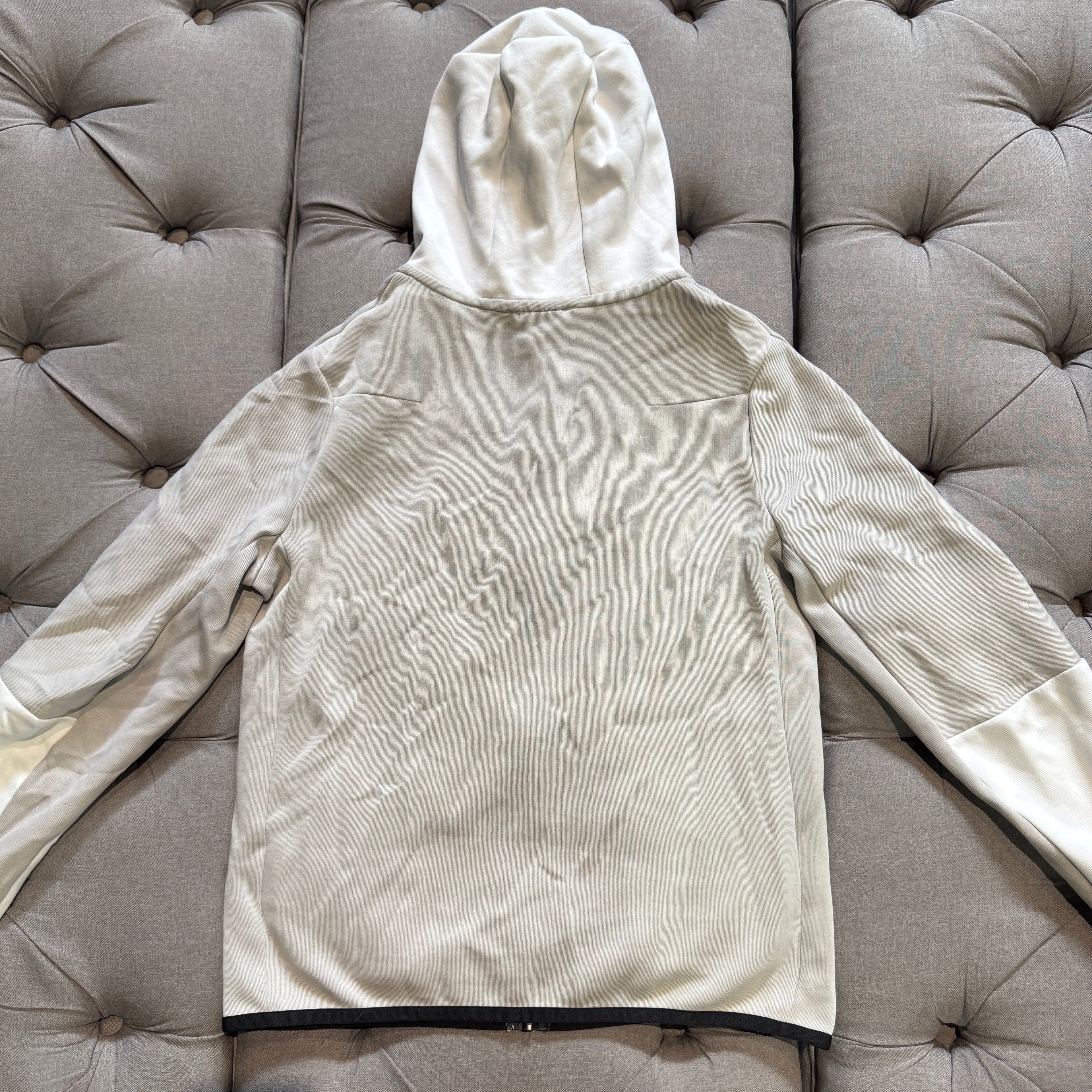 Nike Tech Fleece Jacket 'White Grey Blue' (Second hand)