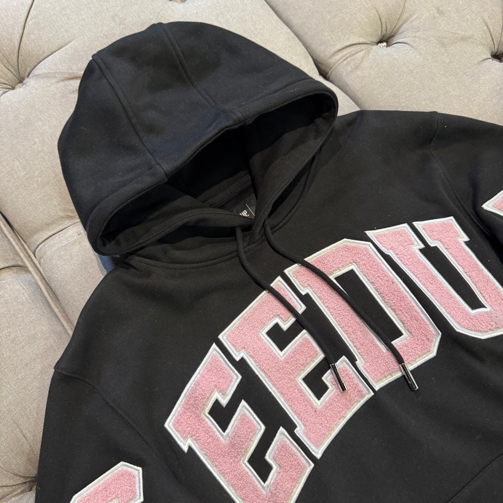 Geedup Team Logo Hoodie 'Black Pink' (Second hand)