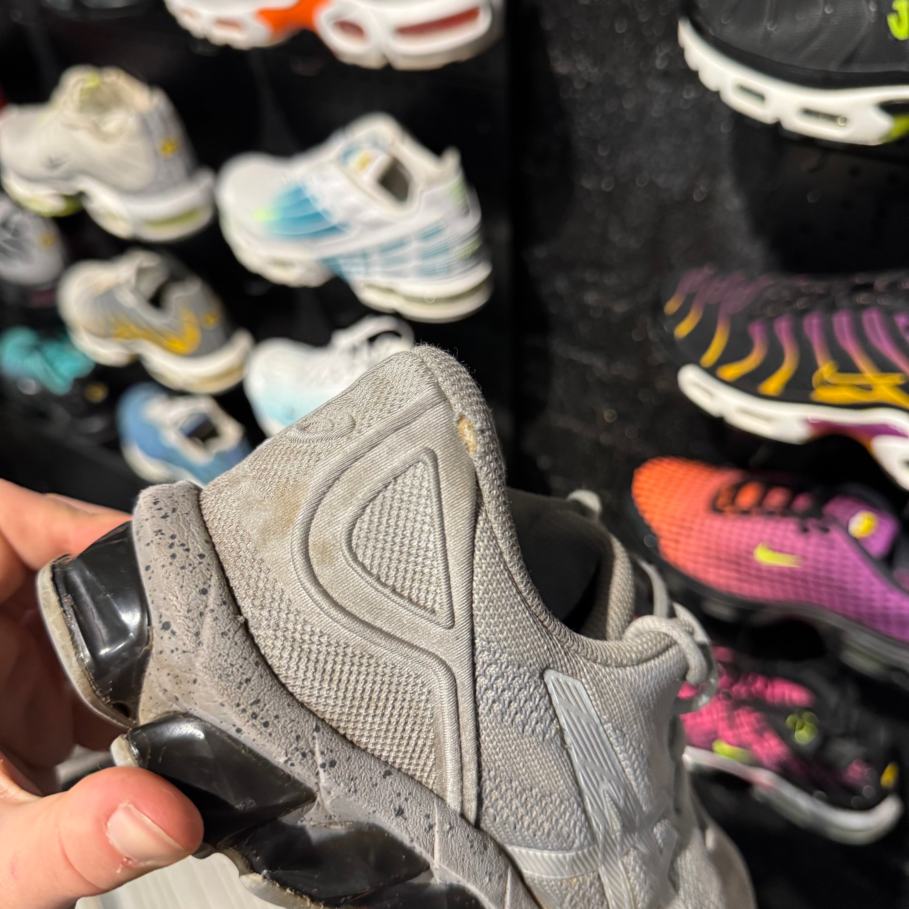 Asics Gel-Quantum 360 7 'Knit Grey Red' (Second hand)